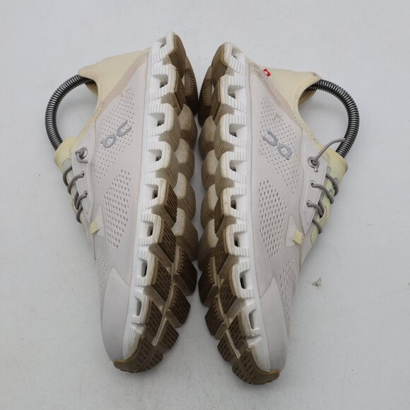 On Cloud 5 Coast Running Women's Size 7.5 Beige Sand Lace Up Cushion Casual - Picture 7 of 11